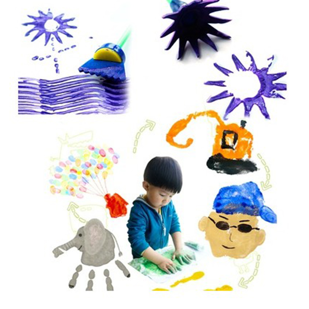 Creative Art Paint Brush For Kids (Set of 4)