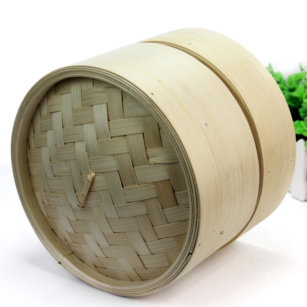 2 Tier Bamboo Steamer Basket