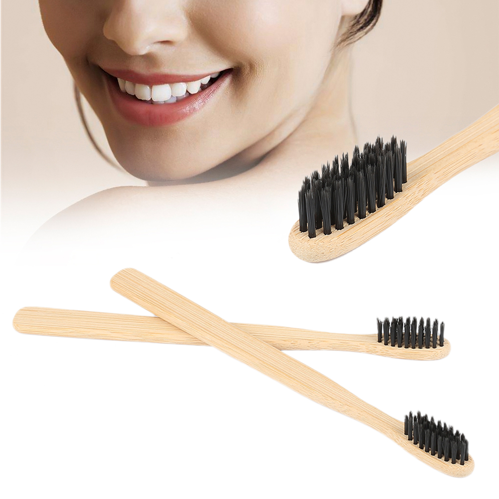 Bamboo Carbon Charcoal Infused Toothbrush