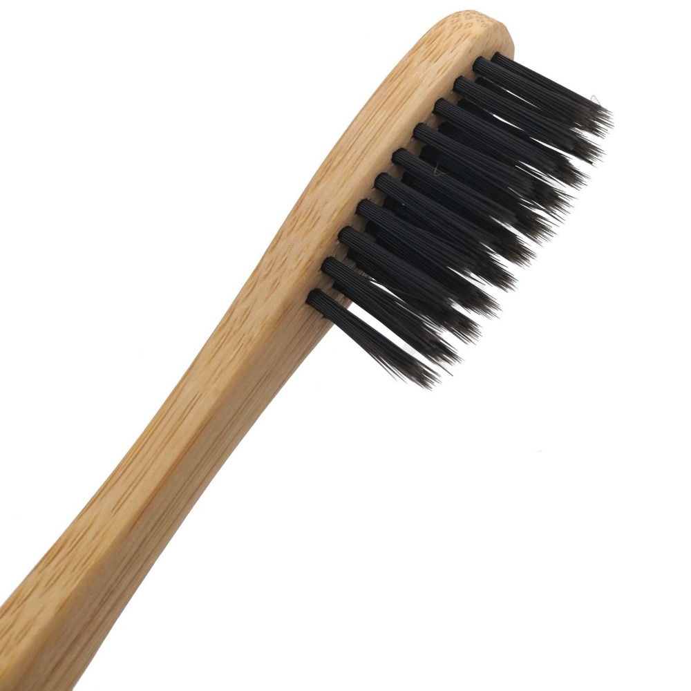 Bamboo Carbon Charcoal Infused Toothbrush