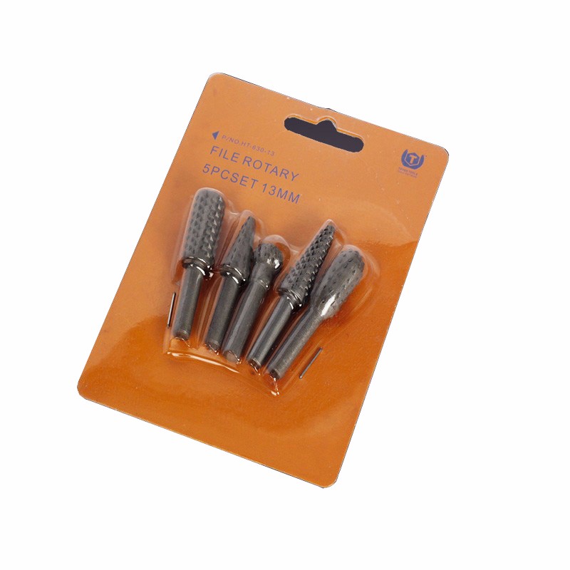Durable Woodworking Rotary Rasp Set (5 Pieces)