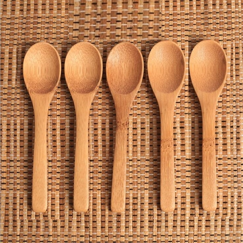 Wooden Teaspoons Set (5 Pcs)