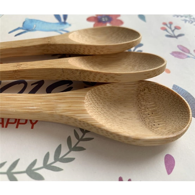 Wooden Teaspoons Set (5 Pcs)