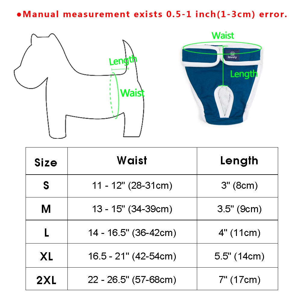 Dog Washable Diaper Cloth Pants