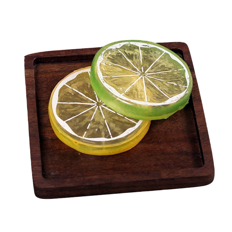 Natural Wood Drink Coaster Mat