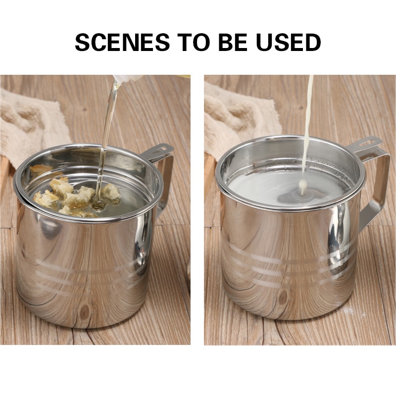 1.2L Stainless Cooking Oil Strainer