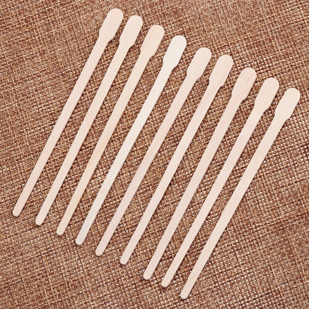 Disposable Wooden Wax Sticks (100pcs)