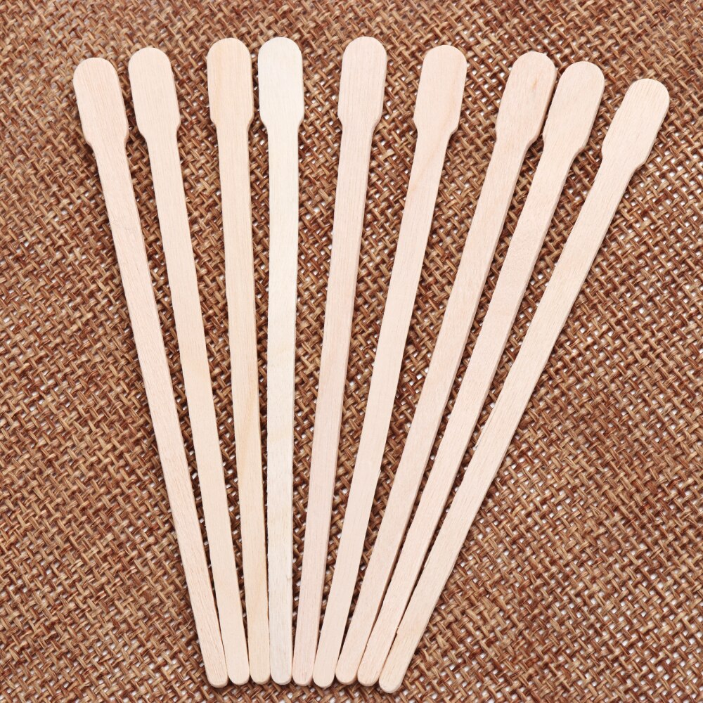 Disposable Wooden Wax Sticks (100pcs)