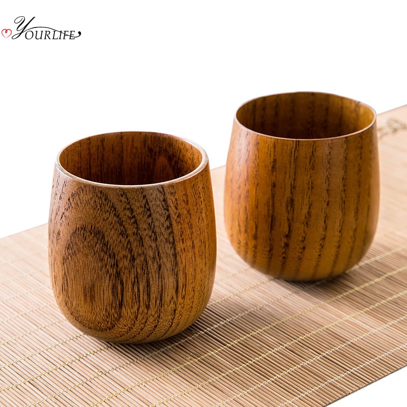 Wood Teacup Japanese Style