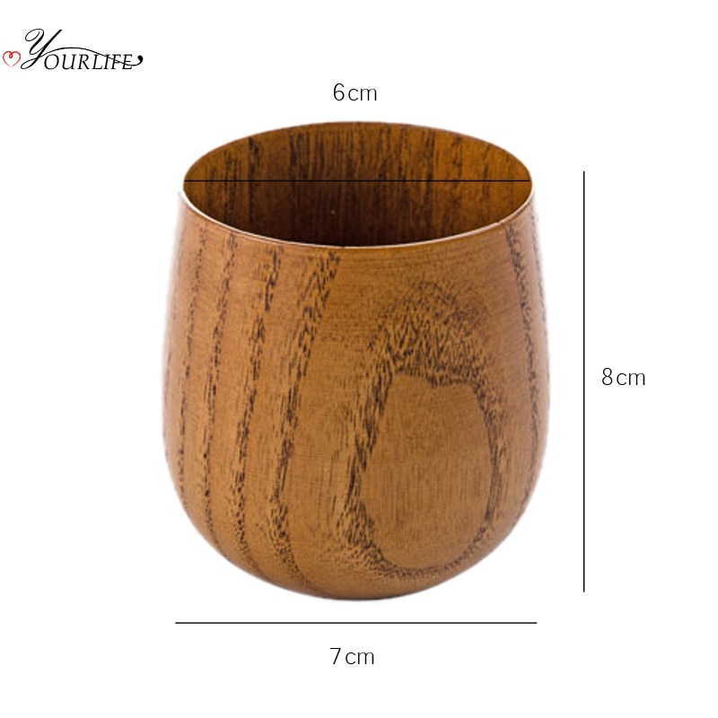 Wood Teacup Japanese Style