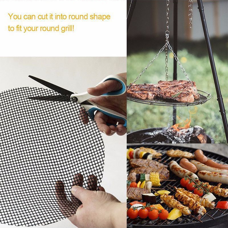 BBQ Grill Mesh Mat Nonstick Grid