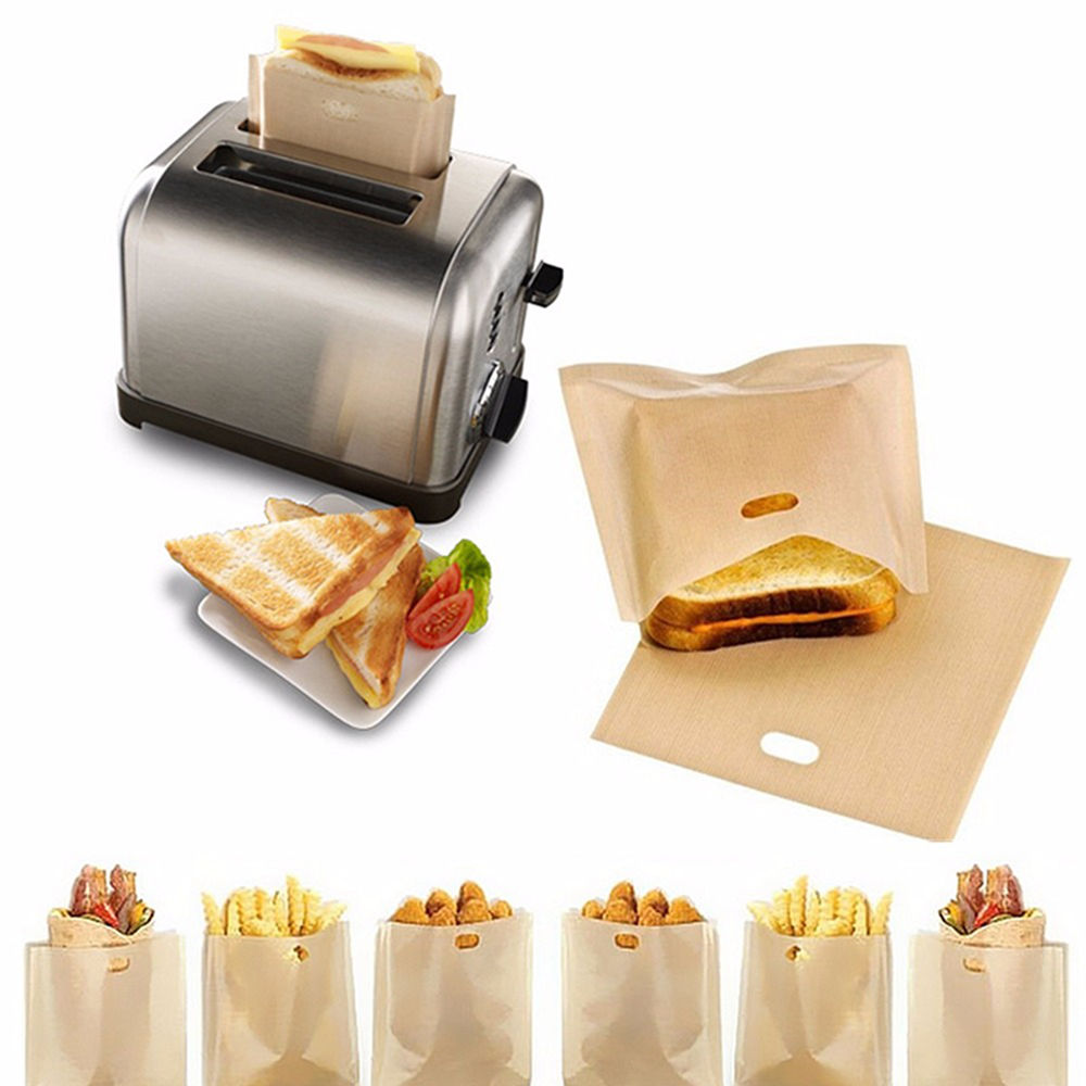Reusable Non Stick Sandwich Toaster Bags (2pcs)