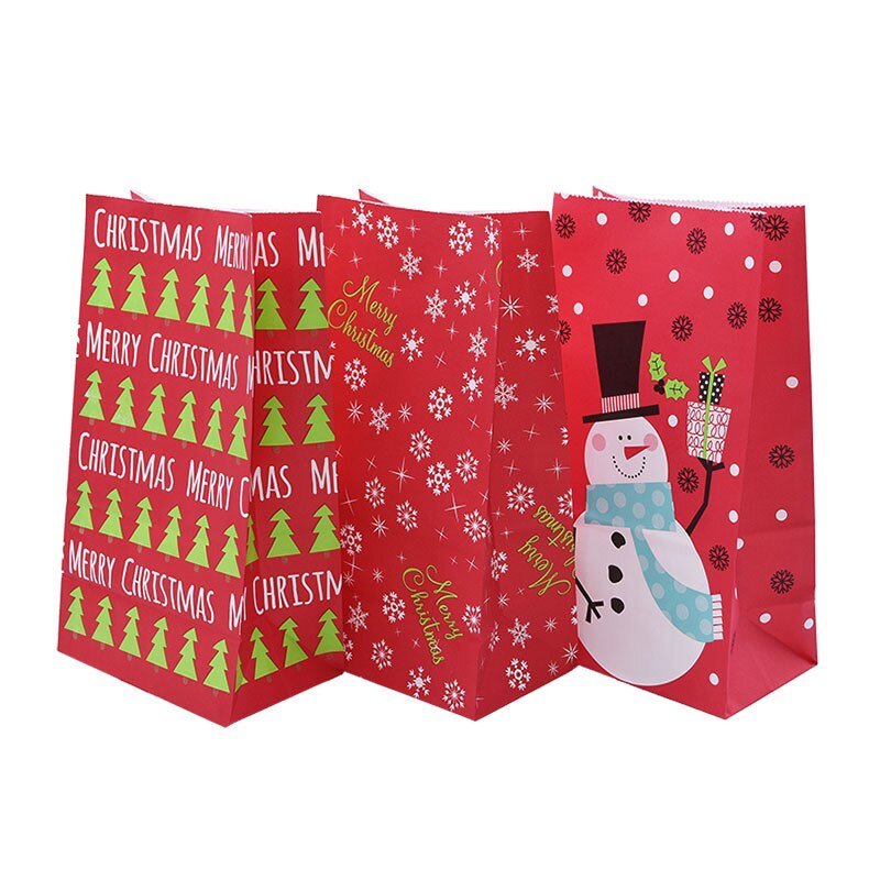 Christmas Treat Bags Party Favor (5pcs)