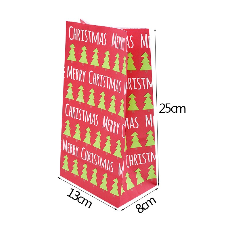 Christmas Treat Bags Party Favor (5pcs)