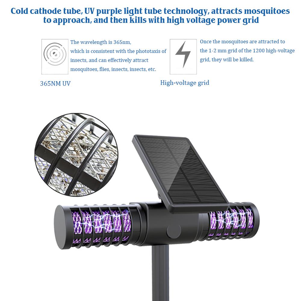 Solar Mosquito Zapper Outdoor Light