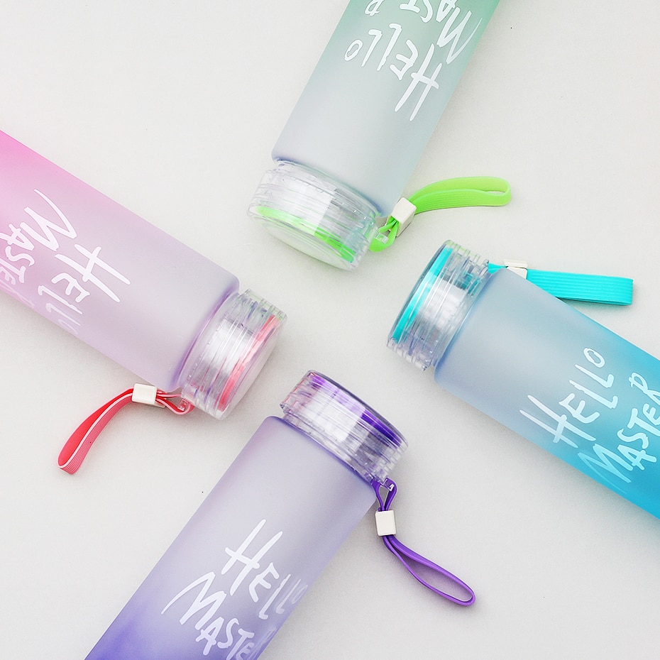 Plastic Reusable Water Bottle 500ml Container