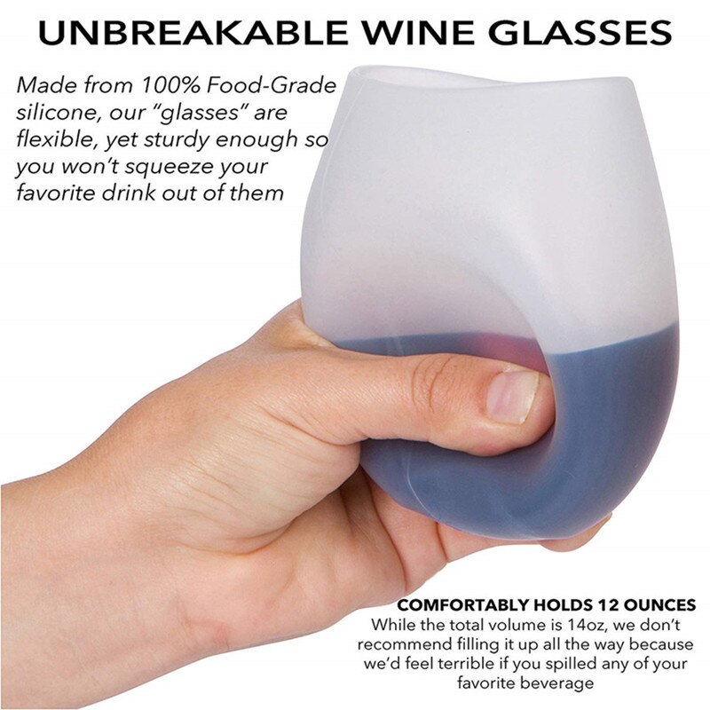 Silicone Wine Glass Travel Drinkware