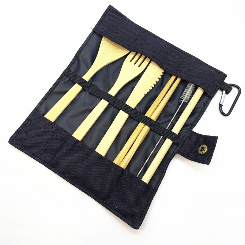 Bamboo Flatware Travel Set