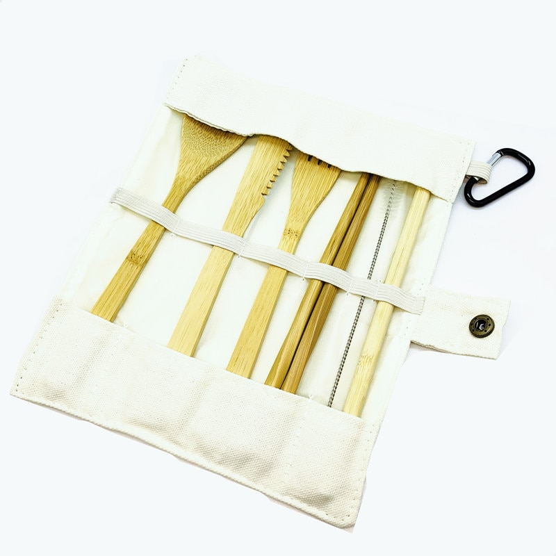 Bamboo Flatware Travel Set