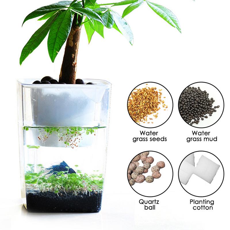 Fish Tank Planter 2 in 1 Plant Pot