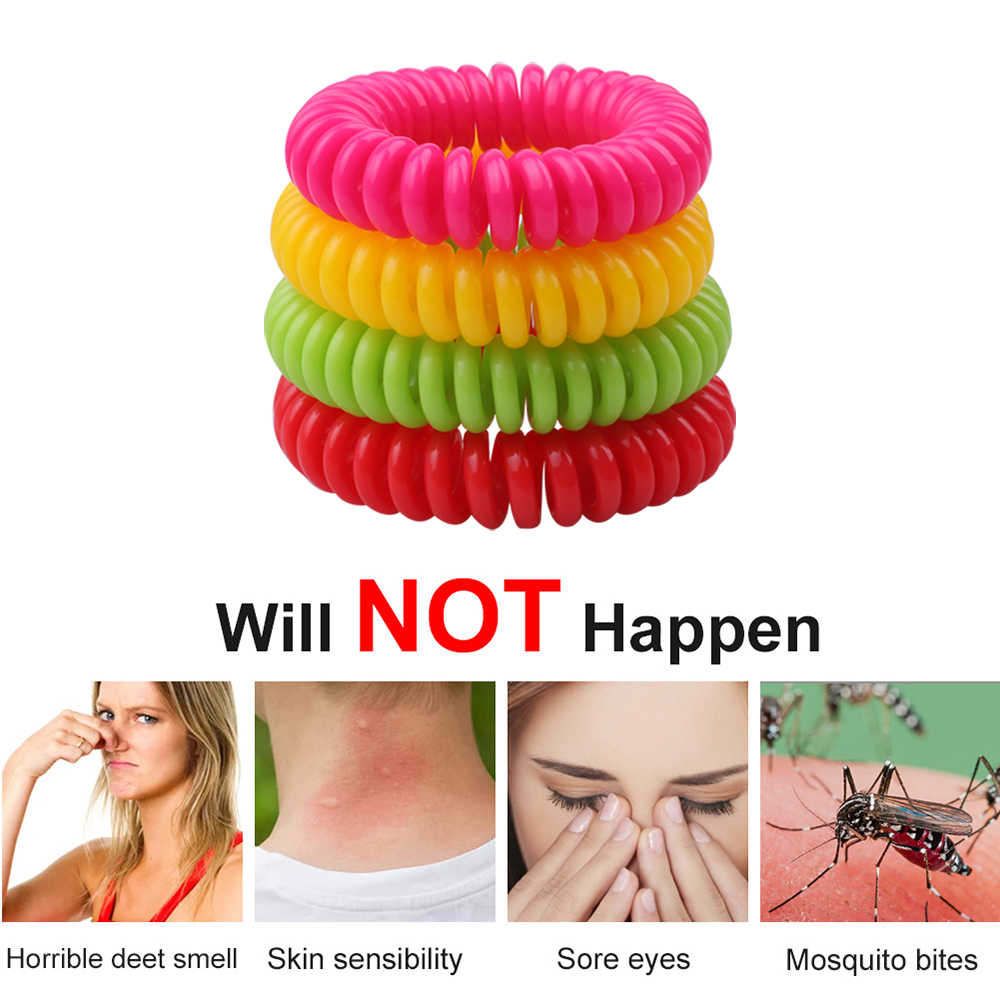 Mosquito Repellent Bracelets Bands (5 pcs)