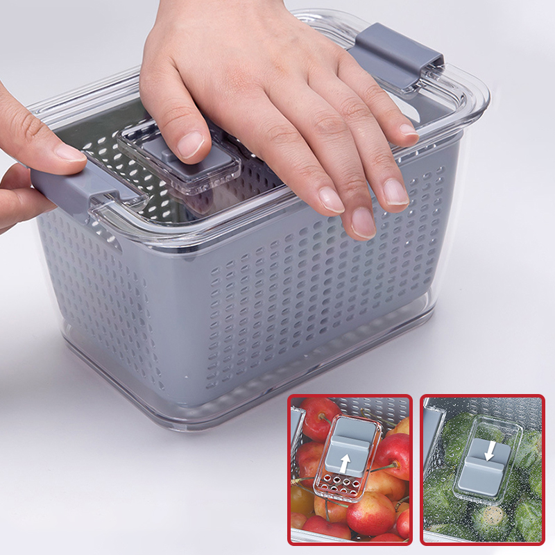 Plastic Food Container with Lid