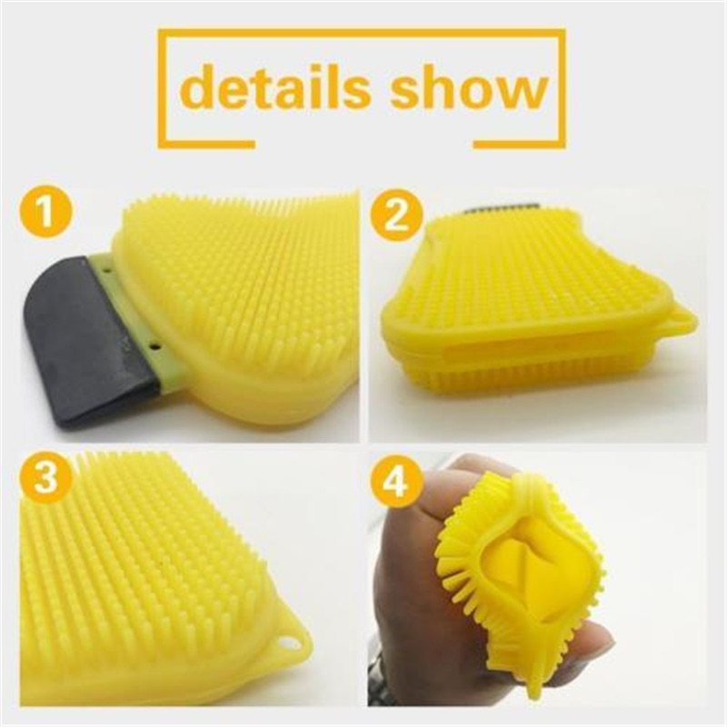 Silicone Dish Sponge 3-in-1 Cleaner