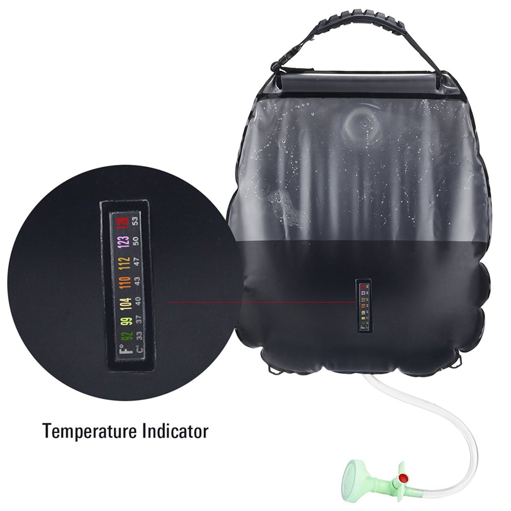 Solar Shower Bag Heating Outdoor Hose