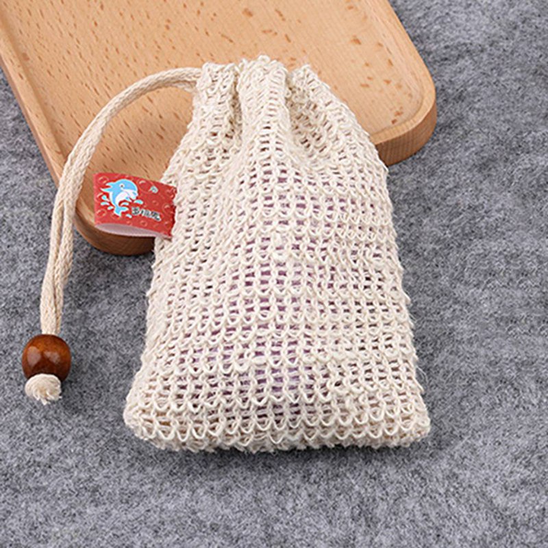 Soap Saver Mesh Drawstring Bag