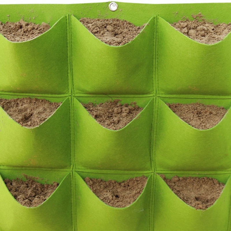 Wall Pocket Planter Hanging Grow Bags