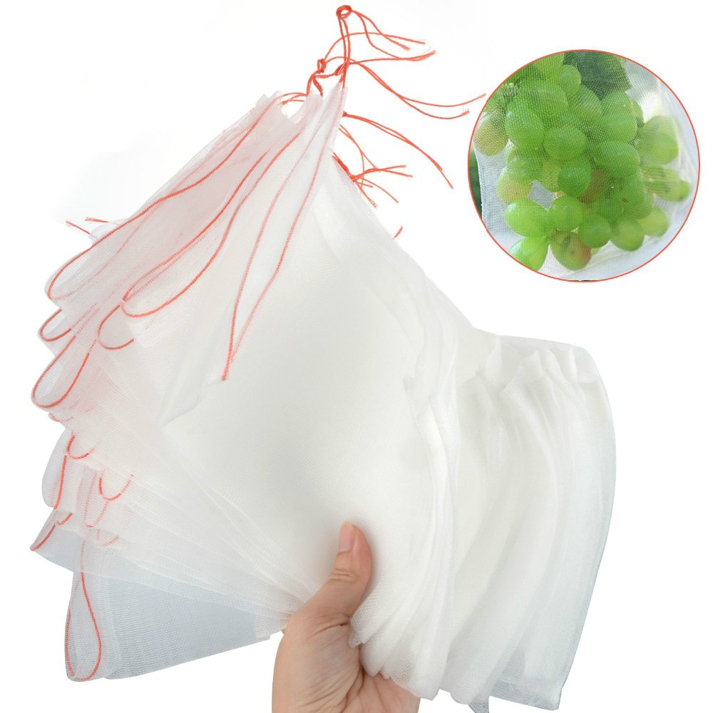 Fruit Covers 20PCS Mesh Drawstring Bags