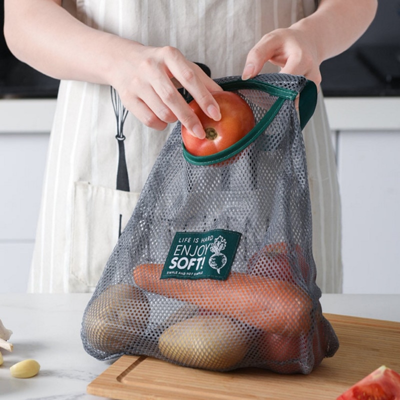 Mesh Vegetable Bag Washable and Reusable
