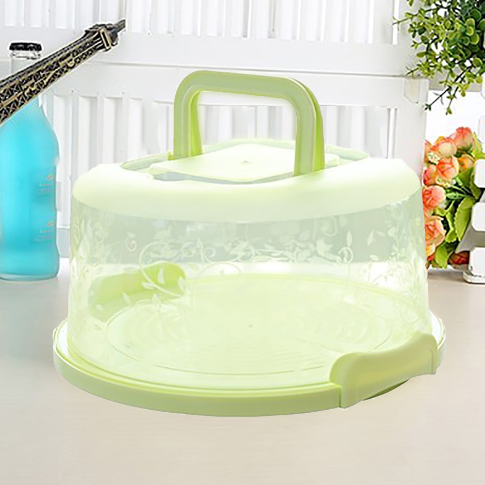 Plastic Cake Container with Handles