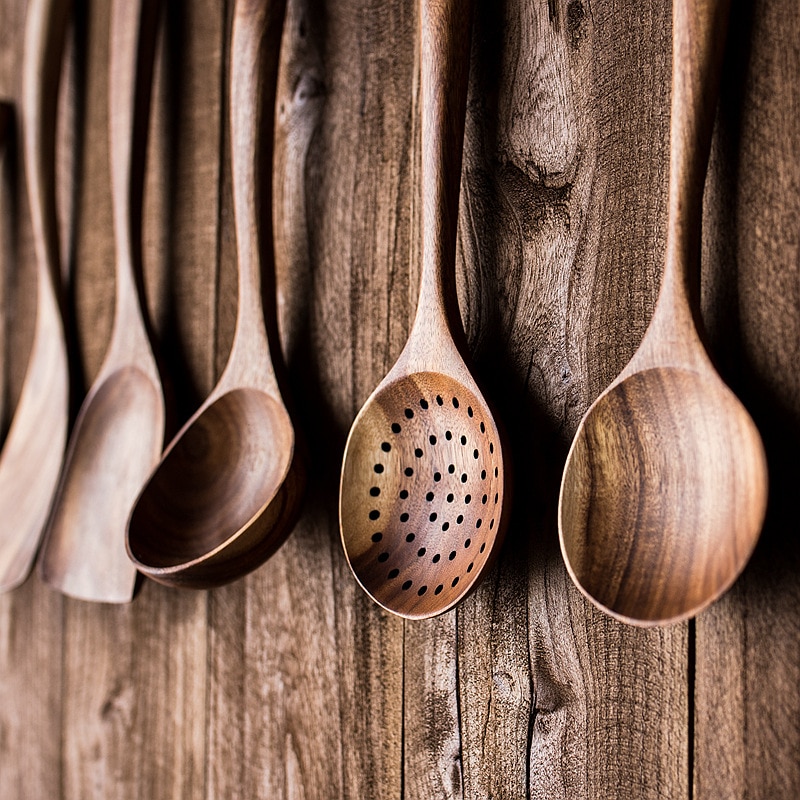Wooden Kitchen Utensils Cooking Tools