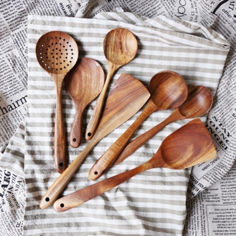 Wooden Kitchen Utensils Cooking Tools