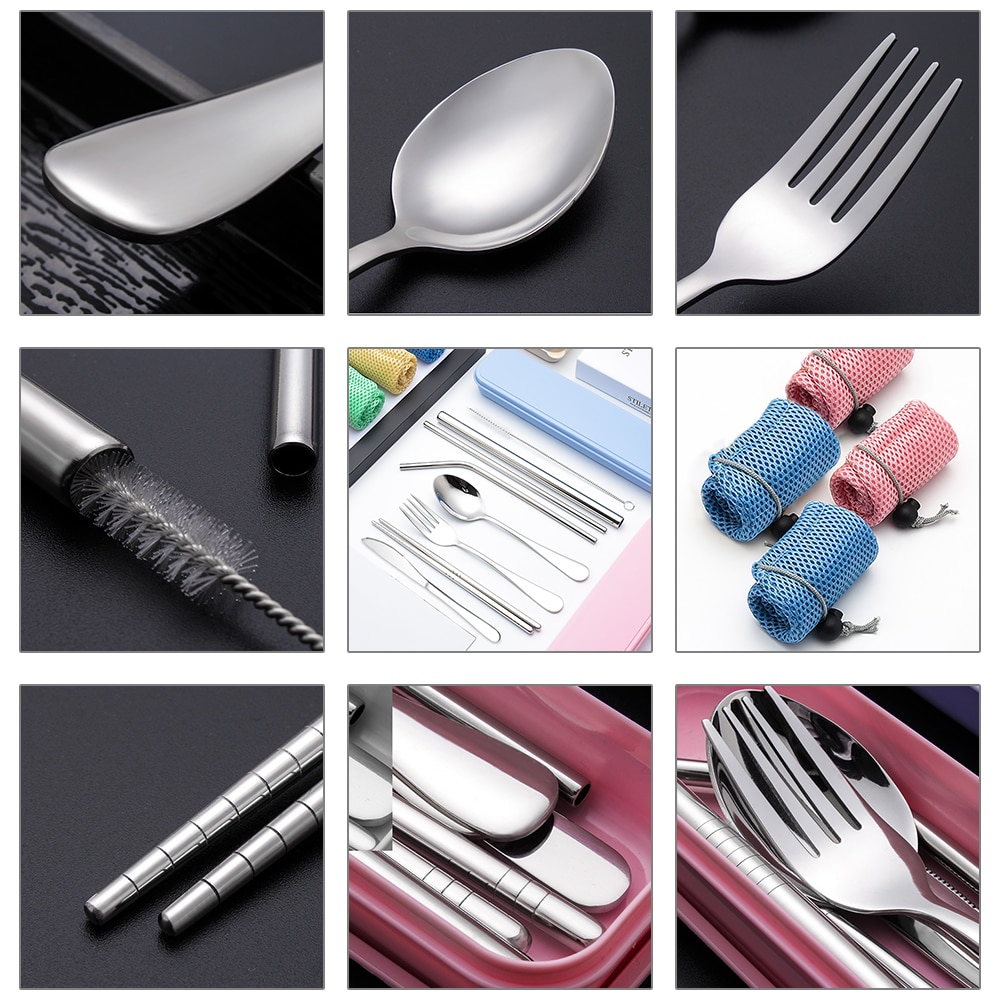 Portable Cutlery Set Stainless Steel