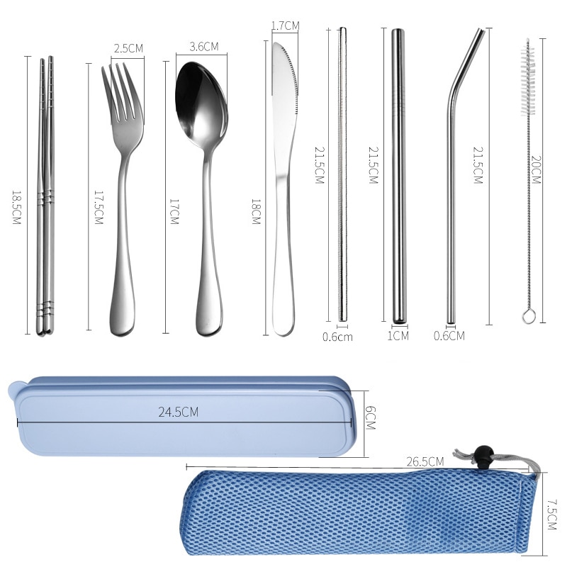 Portable Cutlery Set Stainless Steel