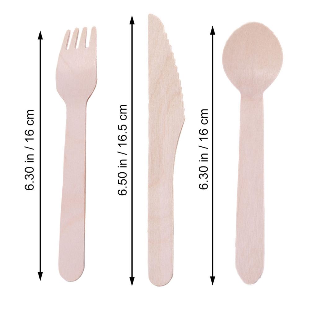 Disposable Wooden Cutlery Set