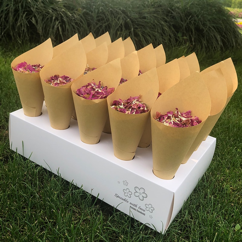 Confetti Cones 20PCS with Tray