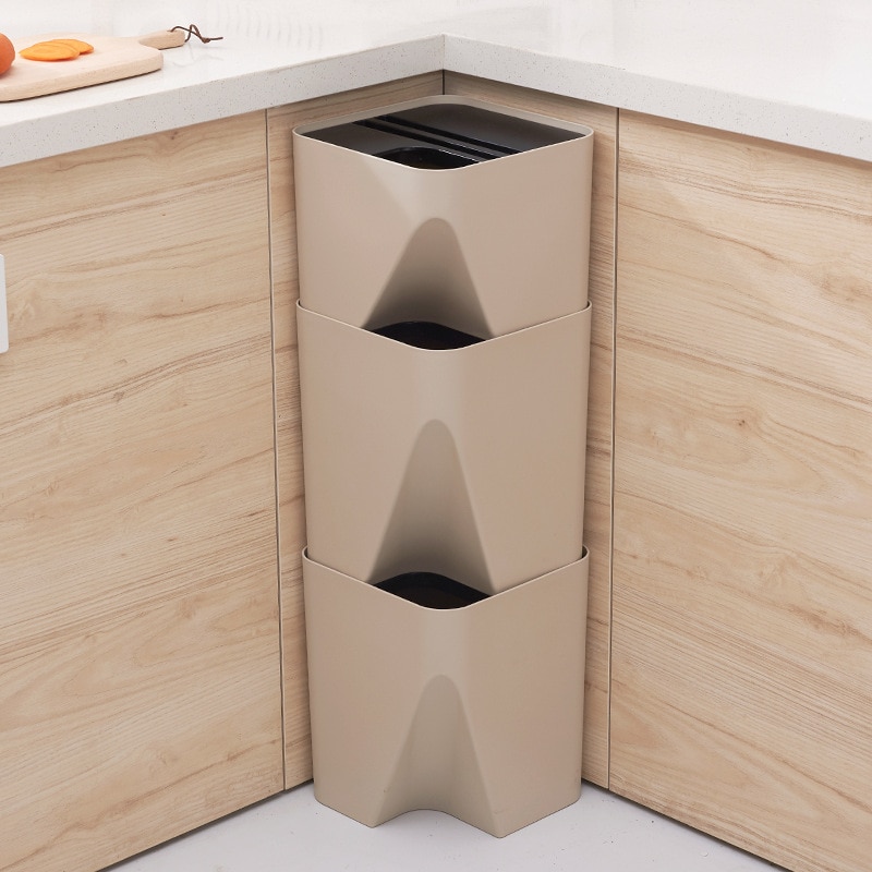 Stackable Recycle Bins Trash Cans
