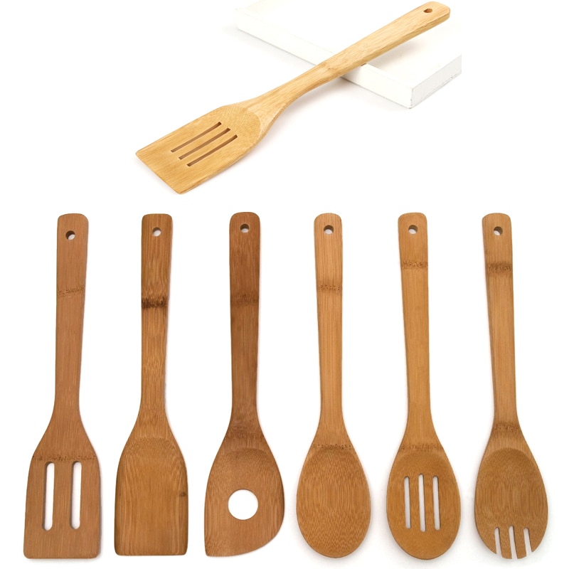 Wooden Cooking Utensils Set (6Pcs)