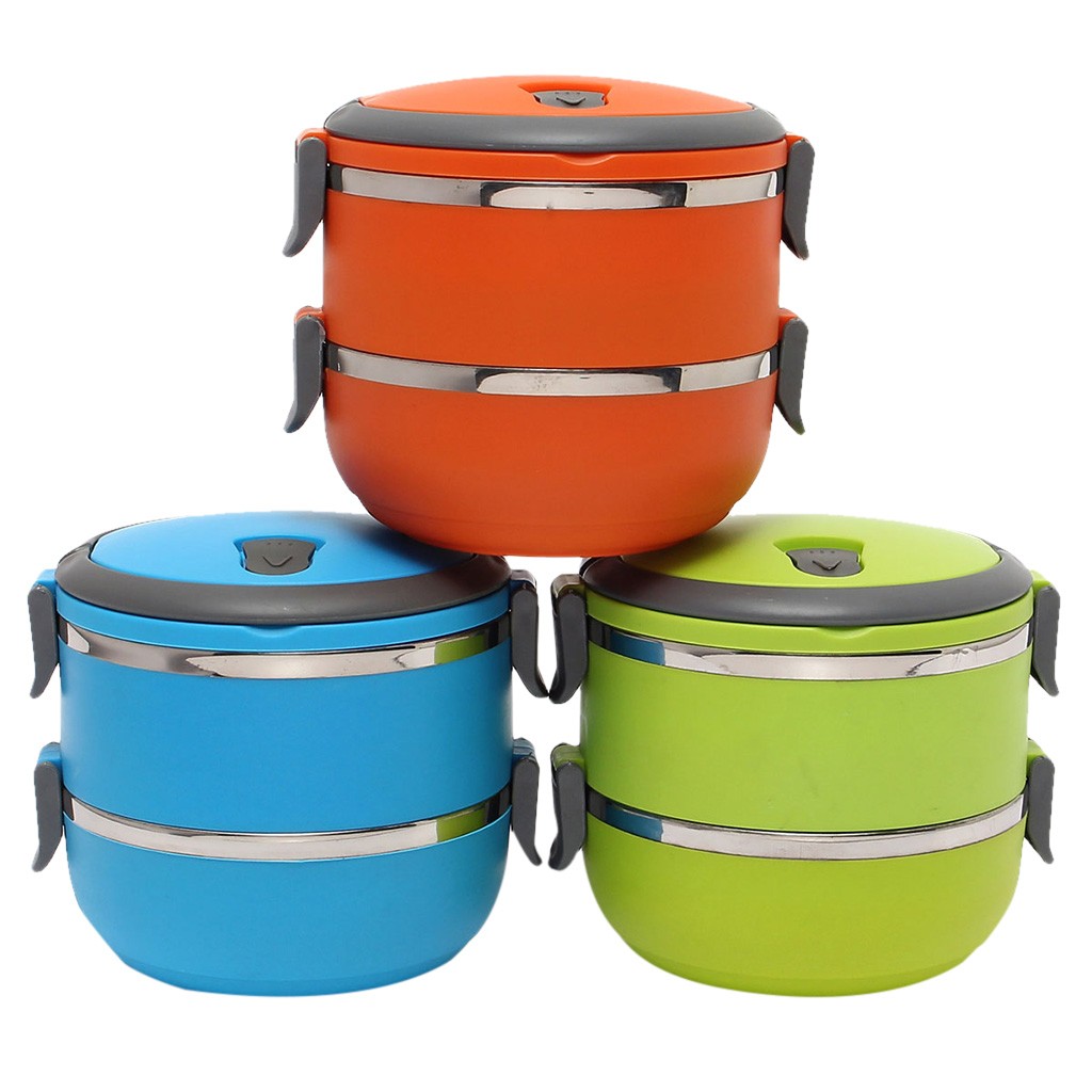 Insulated Lunch Container Double Layer