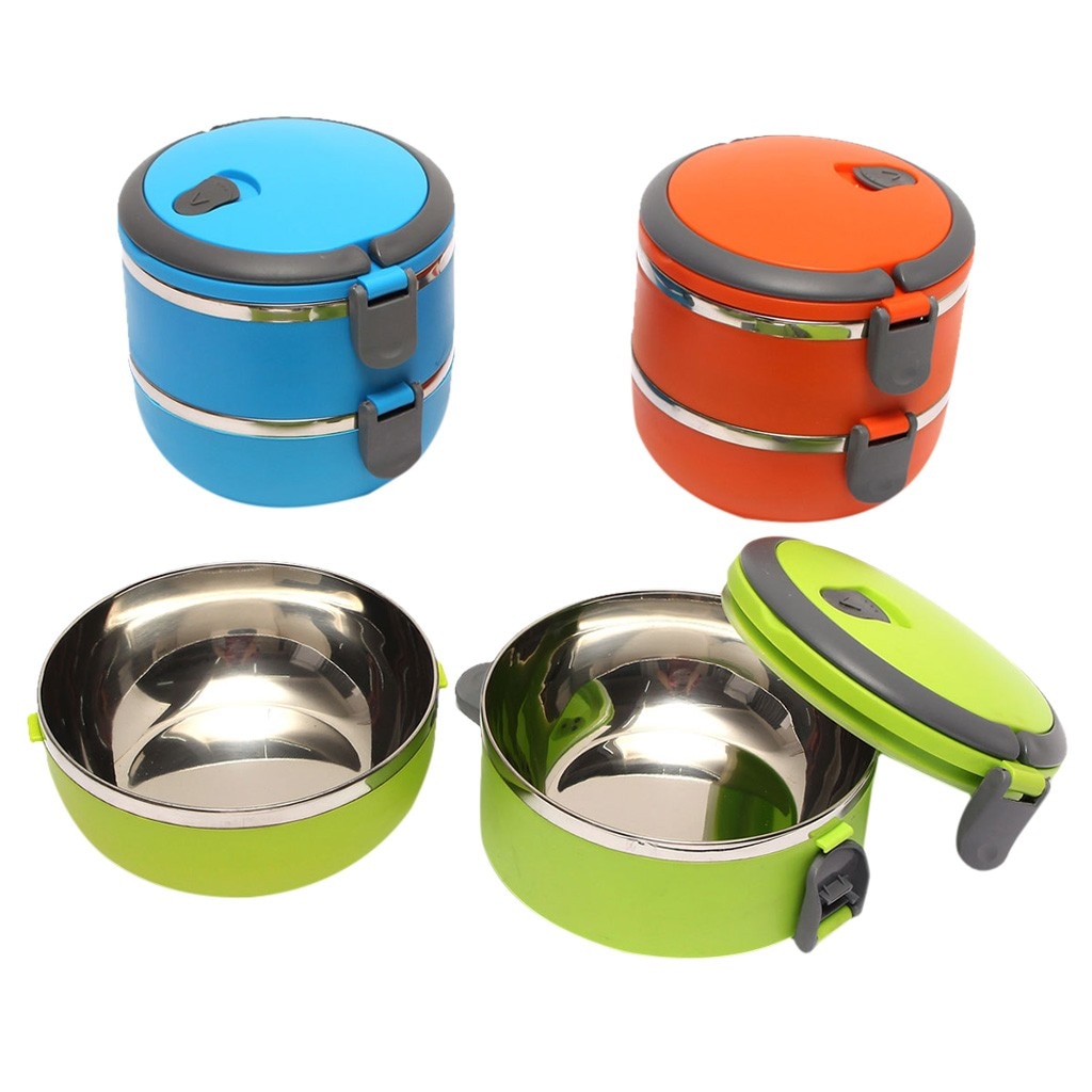 Insulated Lunch Container Double Layer