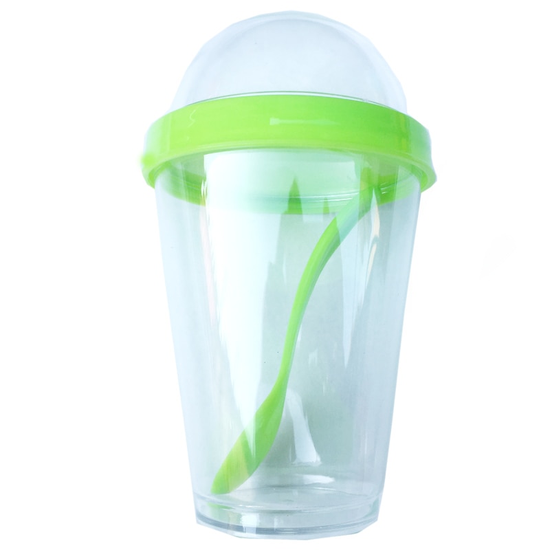 Yogurt Container Dome Lid with Spoon