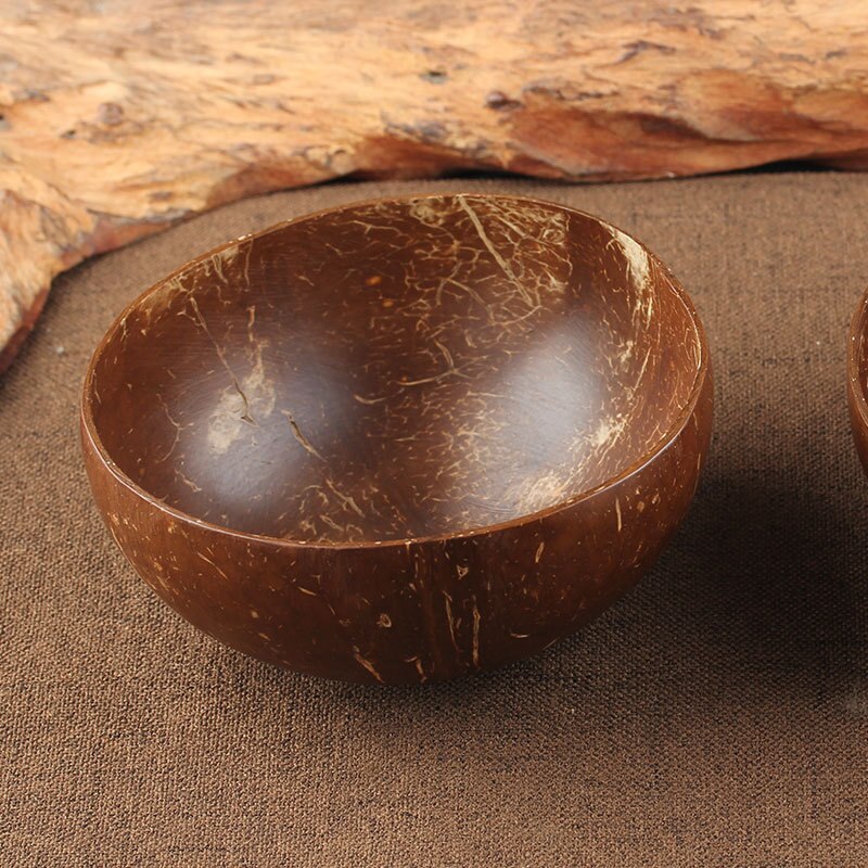Wooden Fruit Bowl Coconut Shell