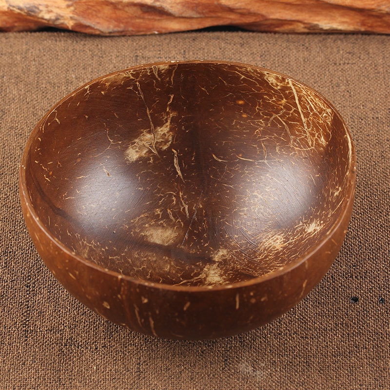 Wooden Fruit Bowl Coconut Shell