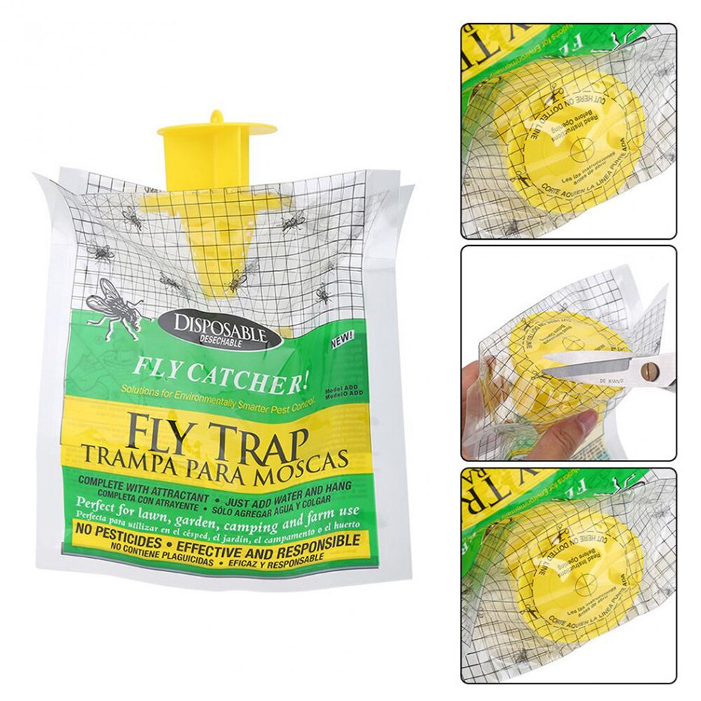 Fly Trap Bag Non-Toxic Catcher