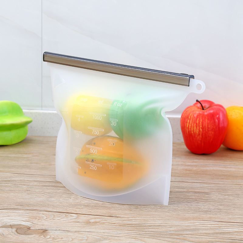 Reusable Silicone Bag Leak-proof Storage