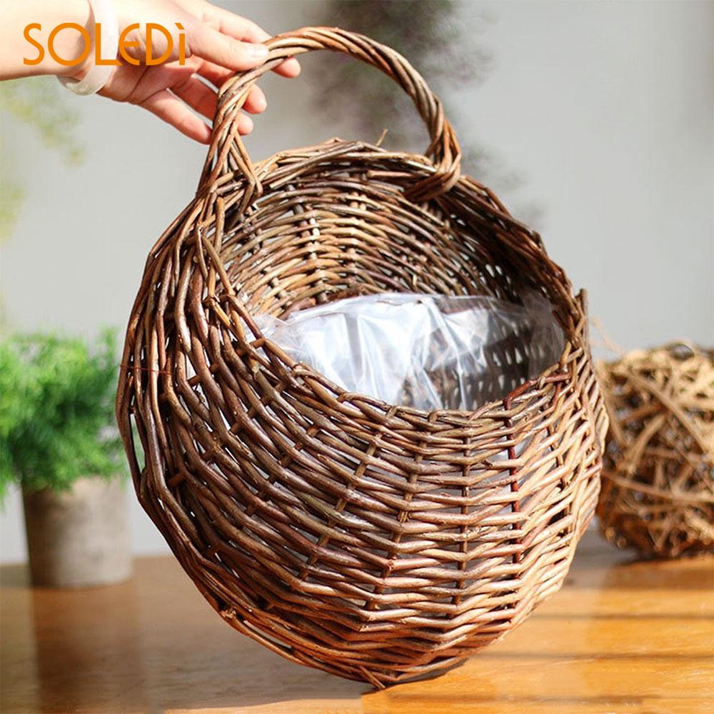 Rattan Basket Eco-Friendly Handmade Vase
