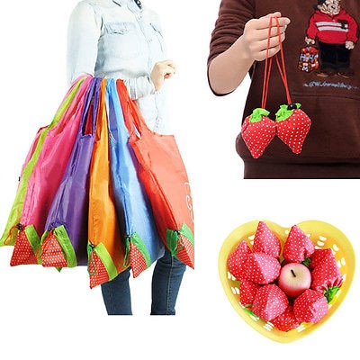 Eco Bag Strawberry-Shaped Container